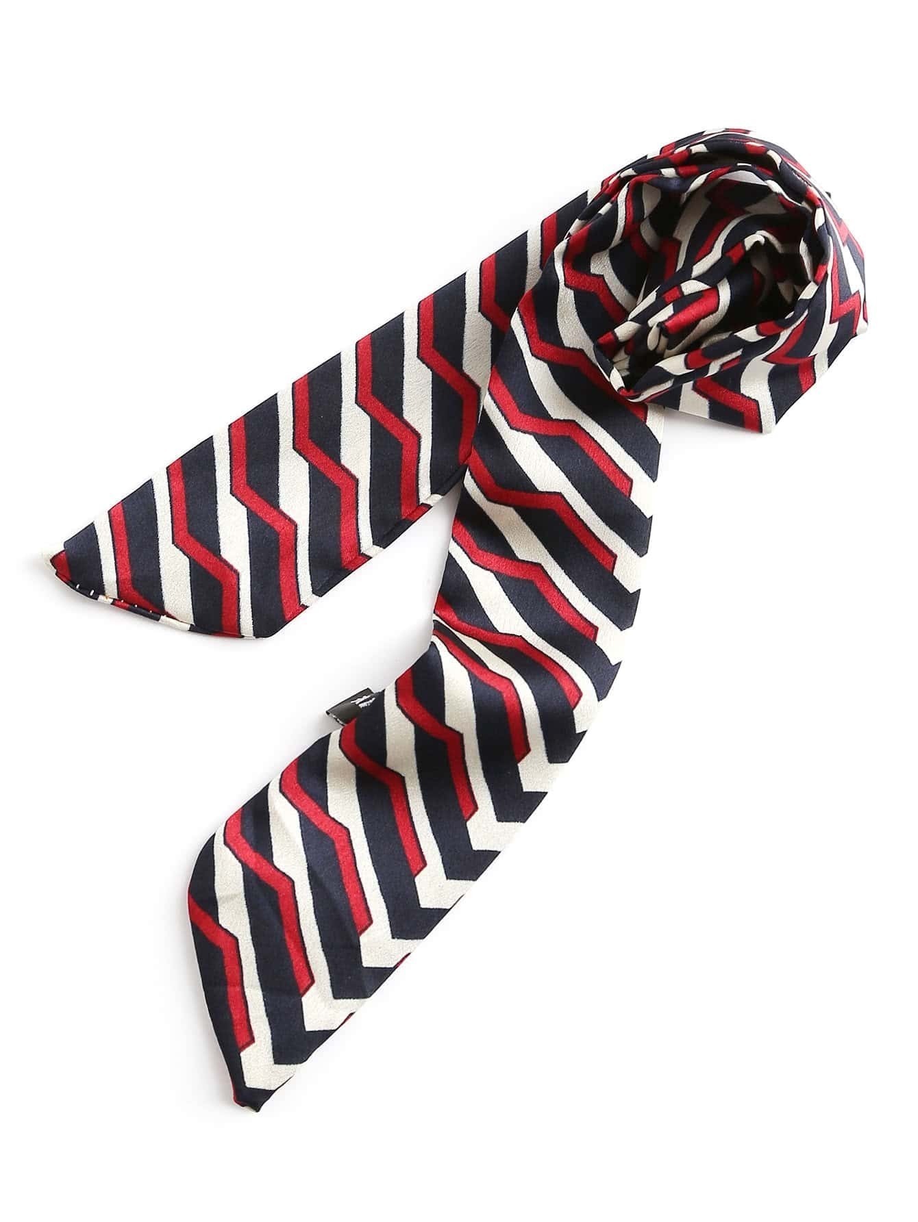 Color Block Twilly Scarf SHEIN USA