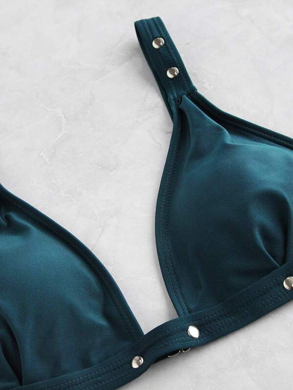 Set Aberturas Triángulo Tachuelas En Con Bikini eHD9WYbE2I