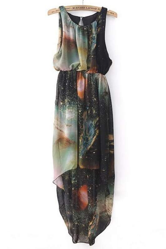 Galaxy High Low Dresses