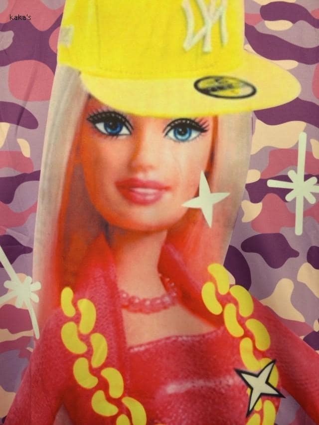 Pink Long Sleeve Ghetto Barbie Print Sweatshirt Shein Sheinside Pink Long Sleeve Ghetto Barbie Print Sweatshirt Shein Sheinside