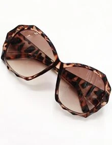 Brown Lenses Leopard Sunglasses