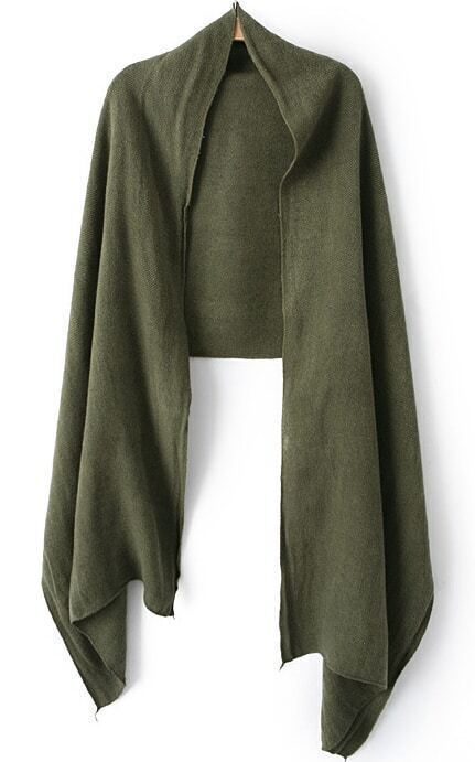 Green Classical Simple Scarve
