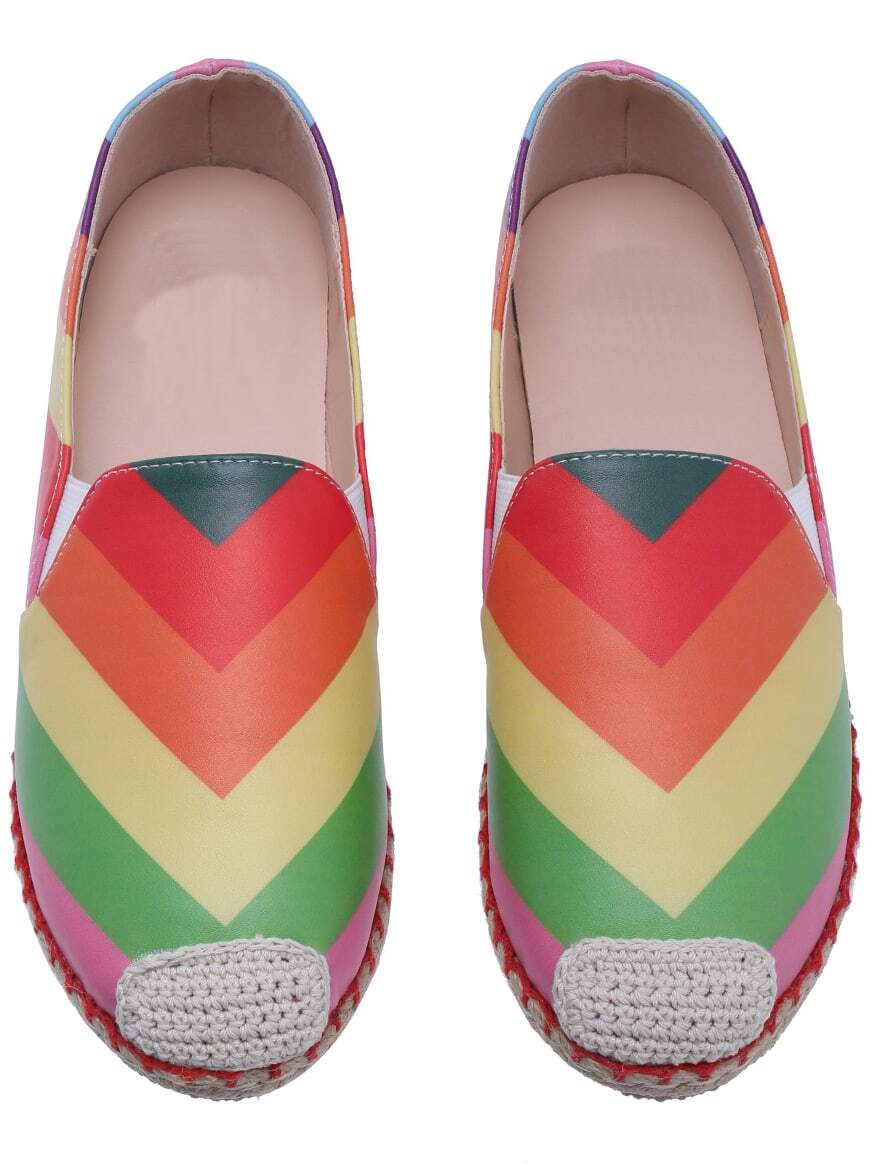 crochet flat shoes color block with crochet flat shoes shein sheinside crochet flat shoes color block with crochet flat shoes shein sheinside