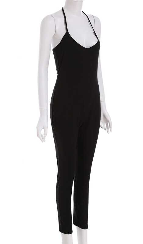 

Spaghetti Strap Backless Slim Jumpsuit