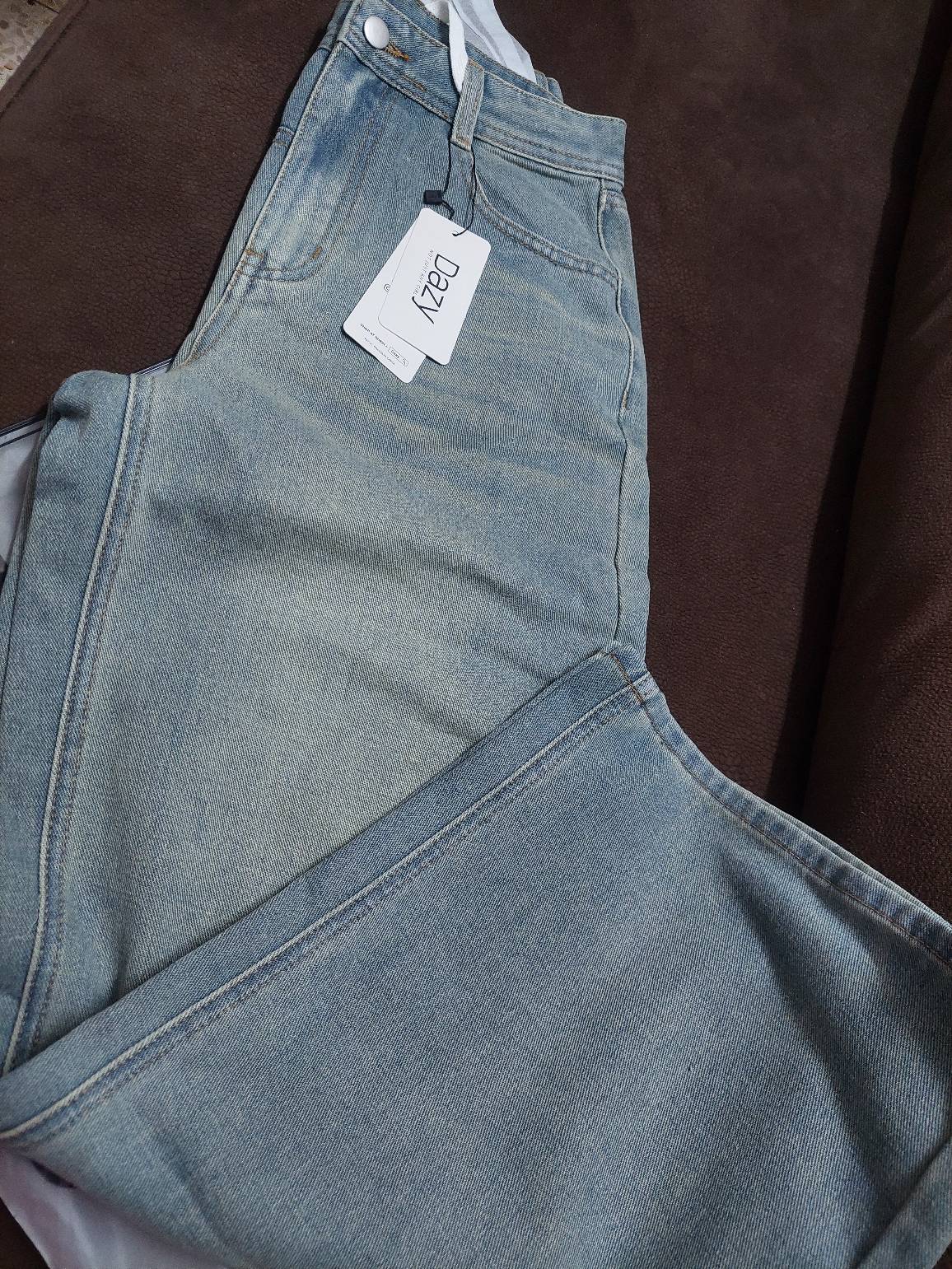 Women's Drawstring Waist Jeans,Baggy Jeans｜DAZY