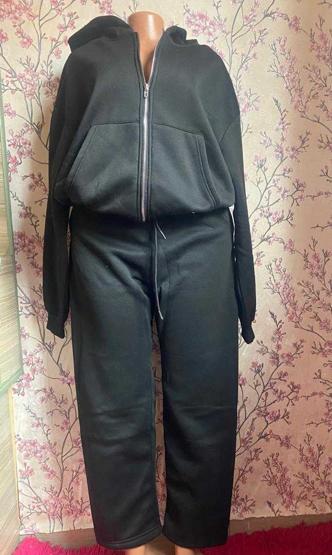 Essential Zip Through Athletic Hoodie Oversized Lounge
