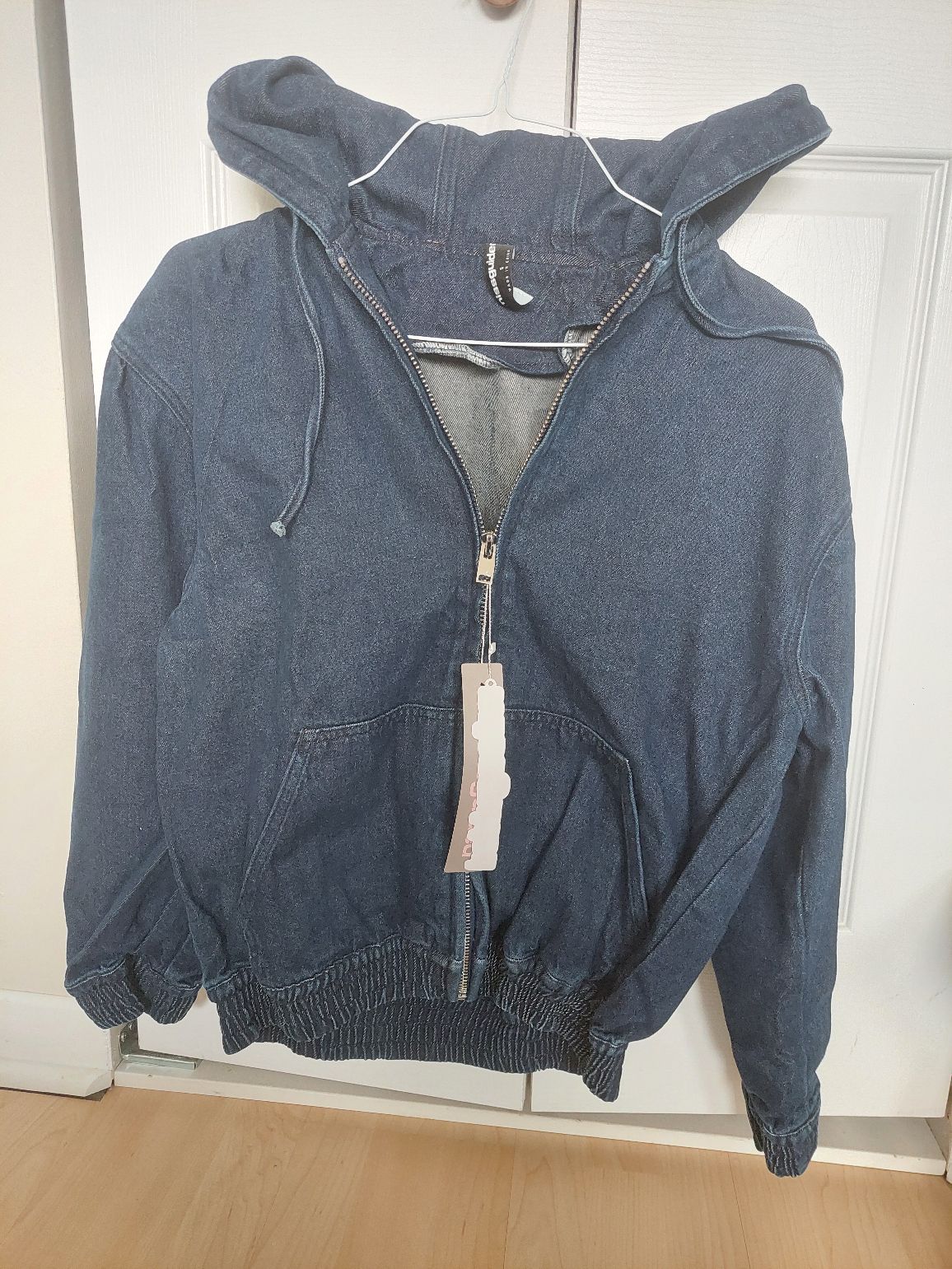 【Needles】 ZIPPED TRACK HOODY - DENIM (EXCLUSIVE) Needles SS25 ZIPPED TRACK HOODY - DENIM (EXCLUSIVE) / BLK
