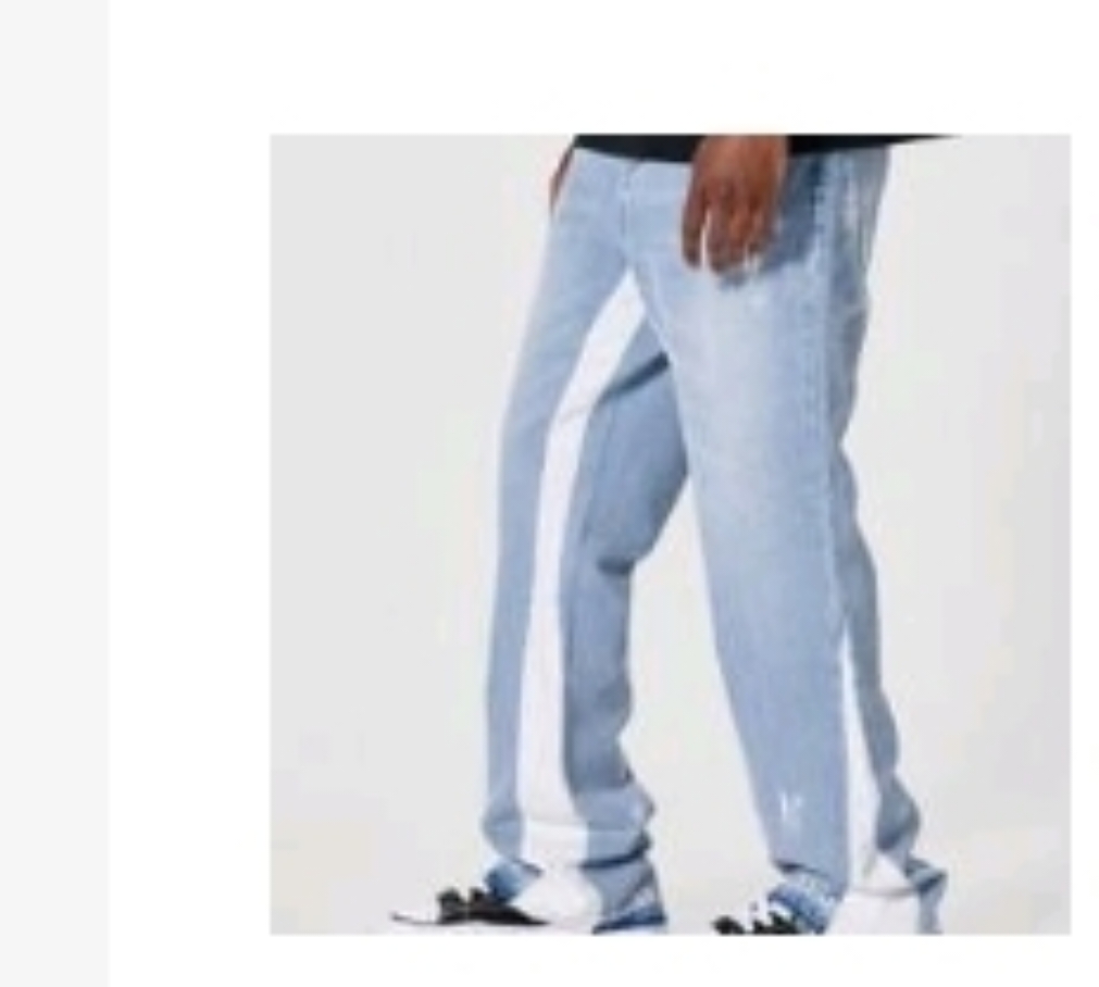 【COLOR iN ID】Double white layered denim COLOR iN ID(カラーインアイディー) - ダブルホワイトレイヤード