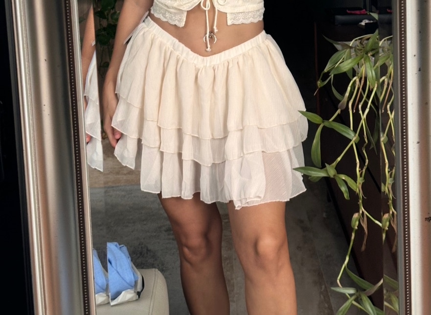 Frill Layered Mini Skirt｜MISSGUIDED