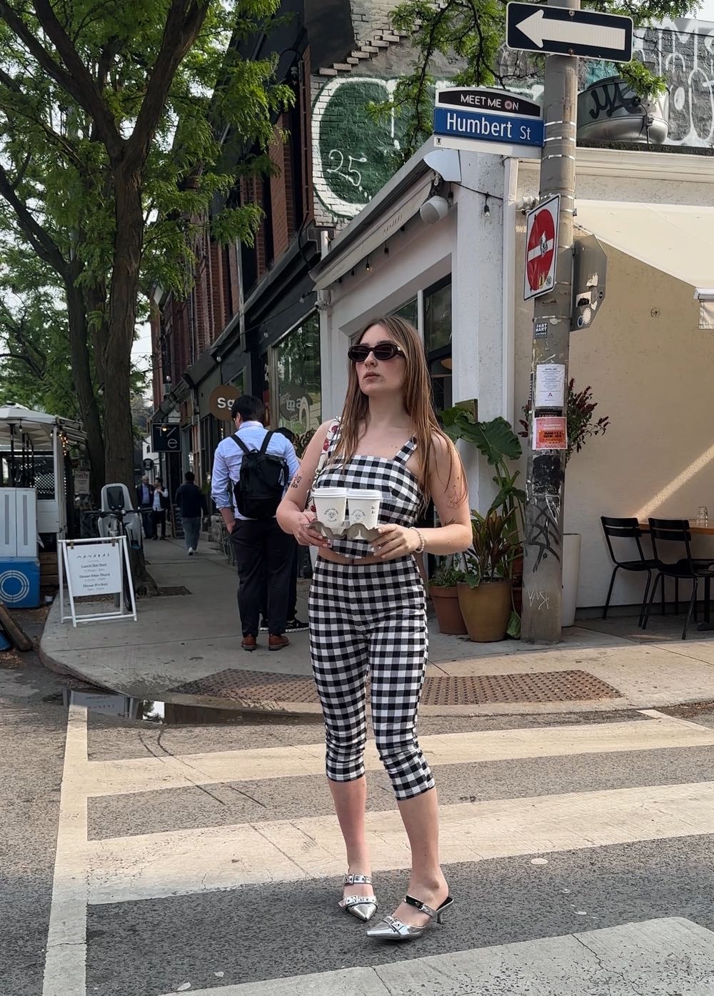 スケートボード styling set cropped T-shircargo pants スケートボード styling set cropped T-shircargo pants